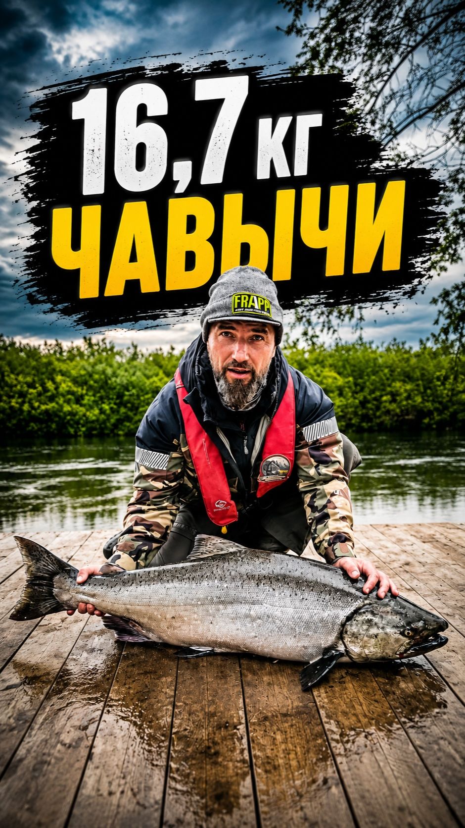 Чавыча 16,7 кг. Поймал и отпустил
