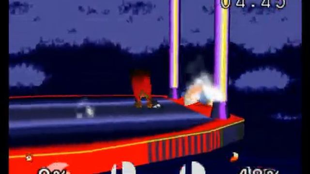 Smash Remix & Knuckles b3.4 N64 Gameplay on Super Smash Bros Hack смотреть онлайн