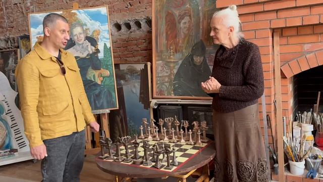 Она тоже стала художником — монументалистом