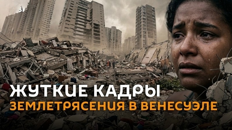 Жуткие кадры землетрясения в Венесуэле. Каракас 2026. 25 июня смотреть онлайн