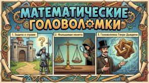 Три замечательные задачи-головоломки!