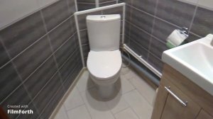 Отделка туалета панелями ПВХ.  Санкт Петербург, Дачный пр-кт, д 32