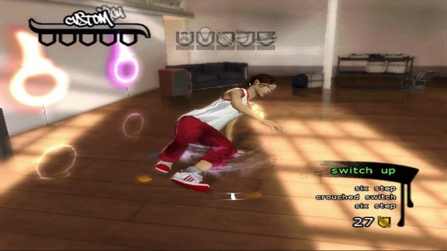 Bgirl Custom Foot Work set from  BBOYTHEGAME