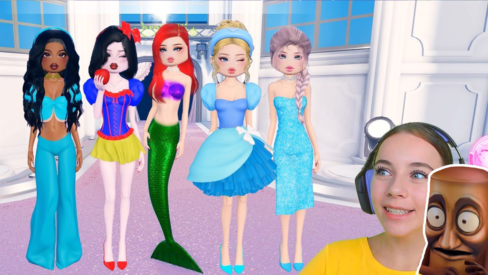 Я СДЕЛАЛА ПРИНЦЕСС ДИСНЕЙ в ROBLOX Dress To Impress смотреть онлайн