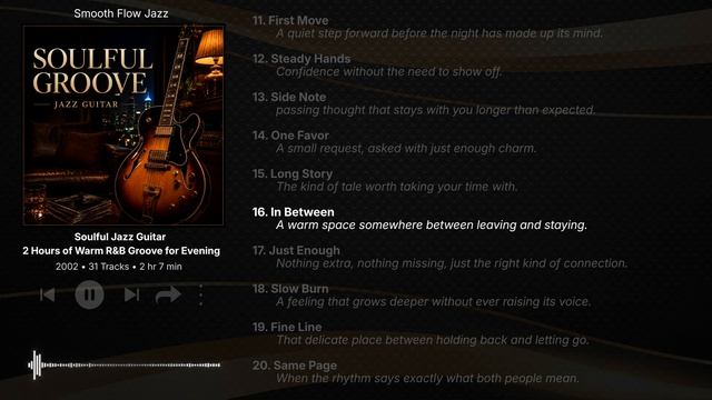 Soulful Jazz Guitar – 2 Hours of Warm R&B Groove for Evening