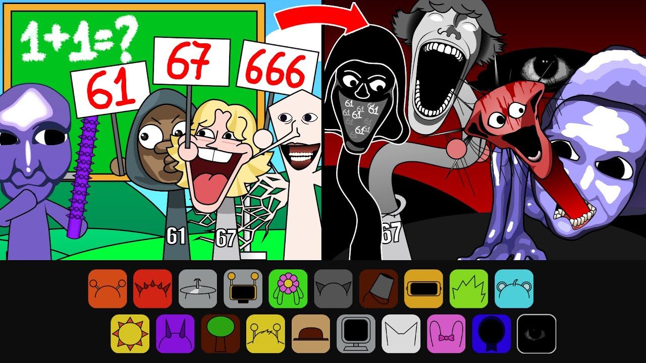 КОЛЛЕКЦИЯ 🤪СПРУНКИ: 67 vs 61 vs УЧИТЕЛЬ!!! Эволюция 👹МОНСТРОВ смотреть онлайн