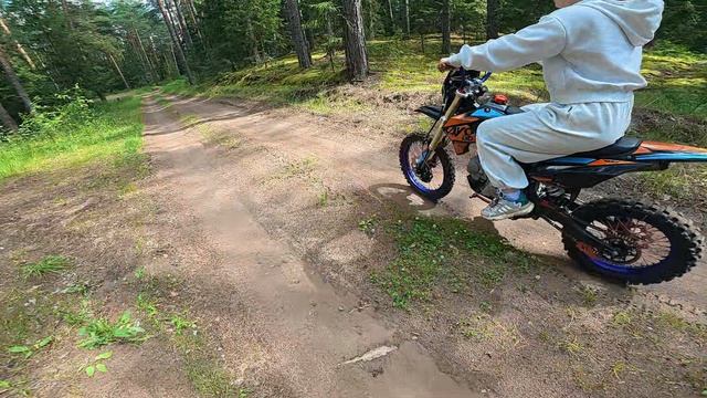 Купили питбайк моей Благоверной Kayo krz 125