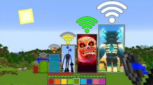 Майнкрафт, но порталы преисподней меняются с разным Wi-Fi