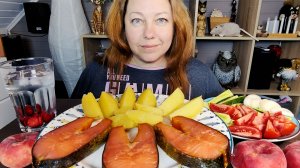 Мукбанг Копченая форель с картошечкой!