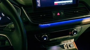 КОНТУРНАЯ ПОДСВЕТКА САЛОНА AMBIENT АУДИ Q5