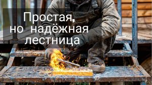 Уличная лестница своими руками.