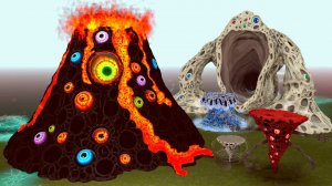 НОВЫЙ ВУЛКАН ТРИПОФОБИЯ ПРОТИВ ВСЕХ ДРУГИХ МОНСТРОВ ТРИПОФОБИИ! КТО ПОБЕДИТ?
