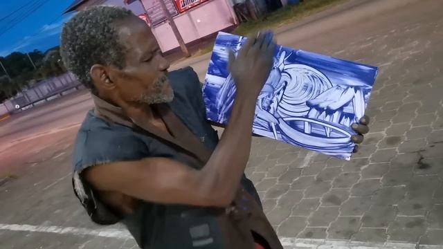 Уличный рисунок.