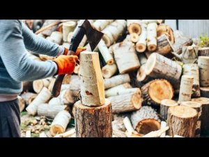 Как правильно колоть дрова. Мастер-класс.