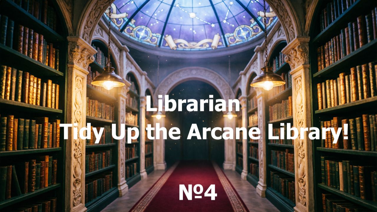Librarian_ Tidy Up the Arcane Library!   №4