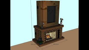 ПРОЕКТ камина HOME SCOTLAND для самостоятельного строительства. Проект, порядовка