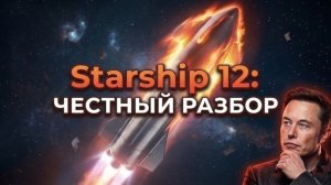 Starship 12: честный разбор — плюсы, минусы и рекорд программы`