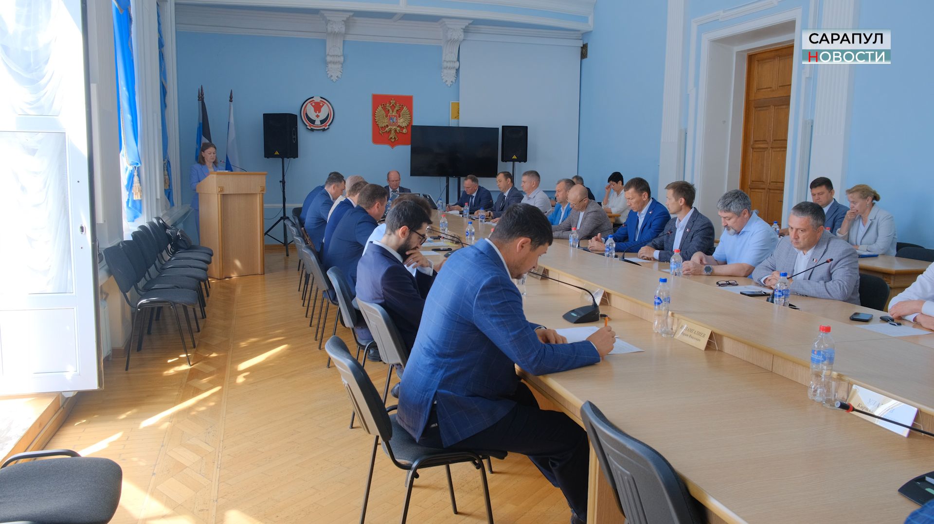 НА ЗАСЕДАНИИ САРАПУЛЬСКОЙ ГОРОДСКОЙ ДУМЫ