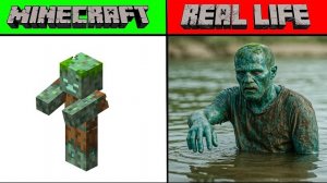 МОБЫ И ПРЕДМЕТЫ МАЙНКРАФТ В РЕАЛЬНОЙ ЖИЗНИ | MINECRAFT VS REAL LIFE