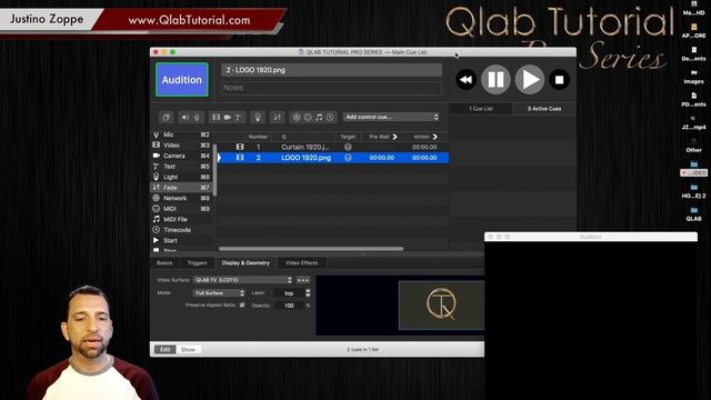 3 Audition Window  Qlab Tutorial  (Pro Series)
