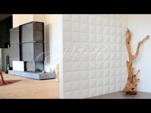 Монтаж гипсовых 3d панелей EViRO Кубы