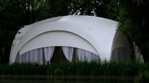 Арочный шатер 10x10м «Дюна» с модулем 10x5м от производителя РусТент