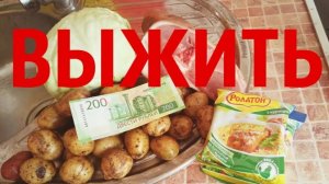 Выжили на 200 руб на улице за 24 часа