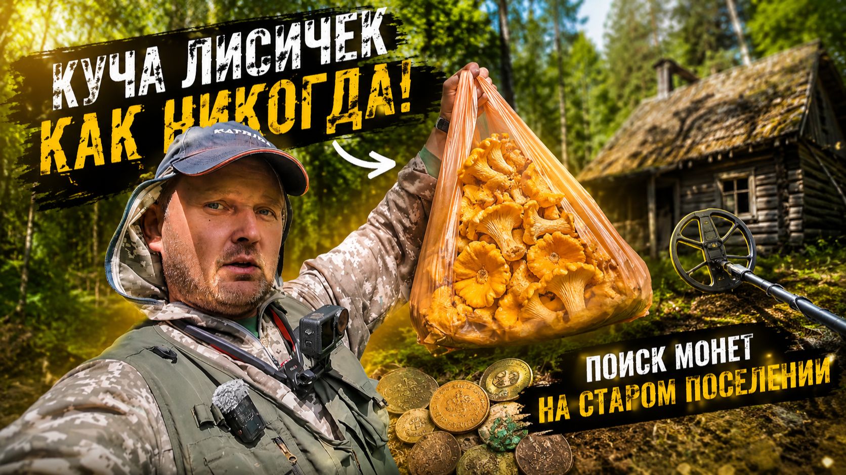 ЛЕС СОШЁЛ С УМА! ЛИСИЧКИ МЕШКАМИ И ПОИСК МОНЕТ смотреть онлайн