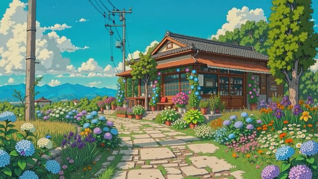 Японская Деревня Lo fi City🌃 Lofi Beats для сна, расслабления Lofi music Lofi Live Лофи Хип Хоп смотреть онлайн