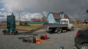 Пробуем крутить Сваи «КИТАЙСКИМ БУРОМ» на мини экскаваторе  Rippa