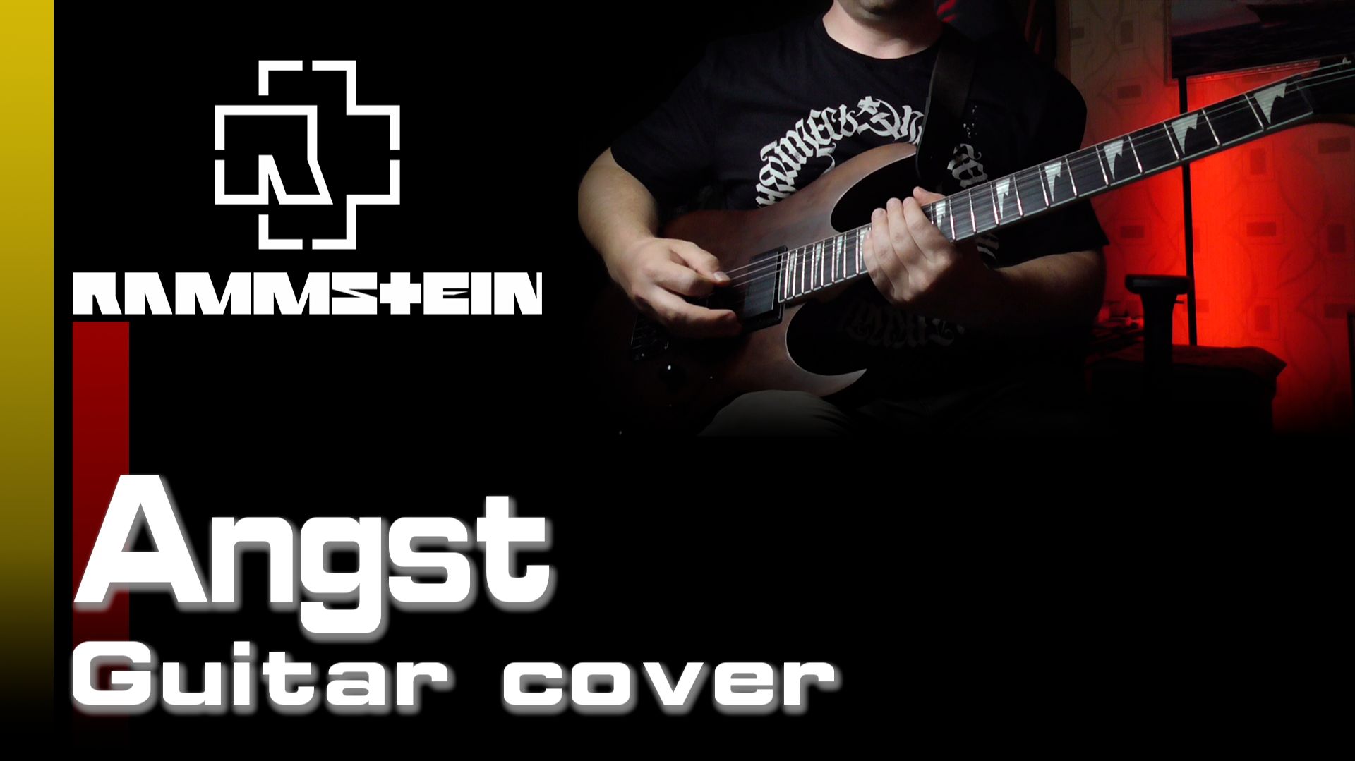 Rammstein - Angst [Guitar cover]