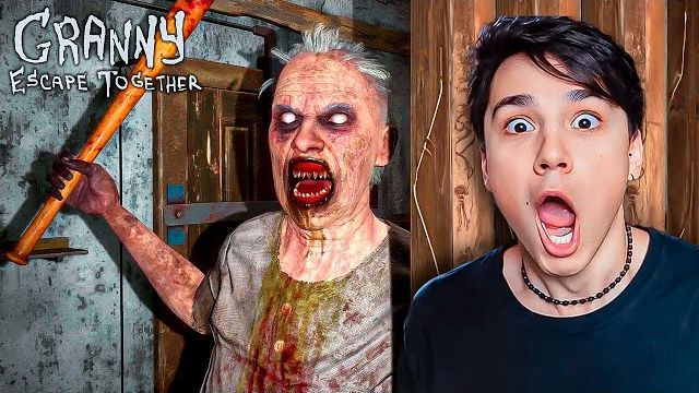 ЭТО ЧЁ ЗА ГРЕННИ?😱 НОВАЯ ИГРА ПРО ГРЕННИ, НО В РЕАЛИЗМЕ!😨 GRANNY ESCAPE TOGETHER смотреть онлайн