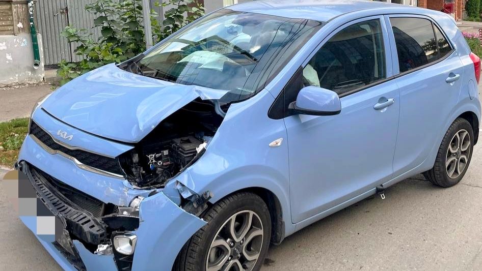 Kia Picanto, восстановление после лобового удара. смотреть онлайн