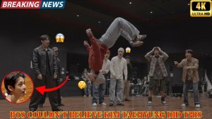 🔥Запретный прыжок Тэхёна шокировал BTS! Момент в  зале репетиций обезмолвил Арми!