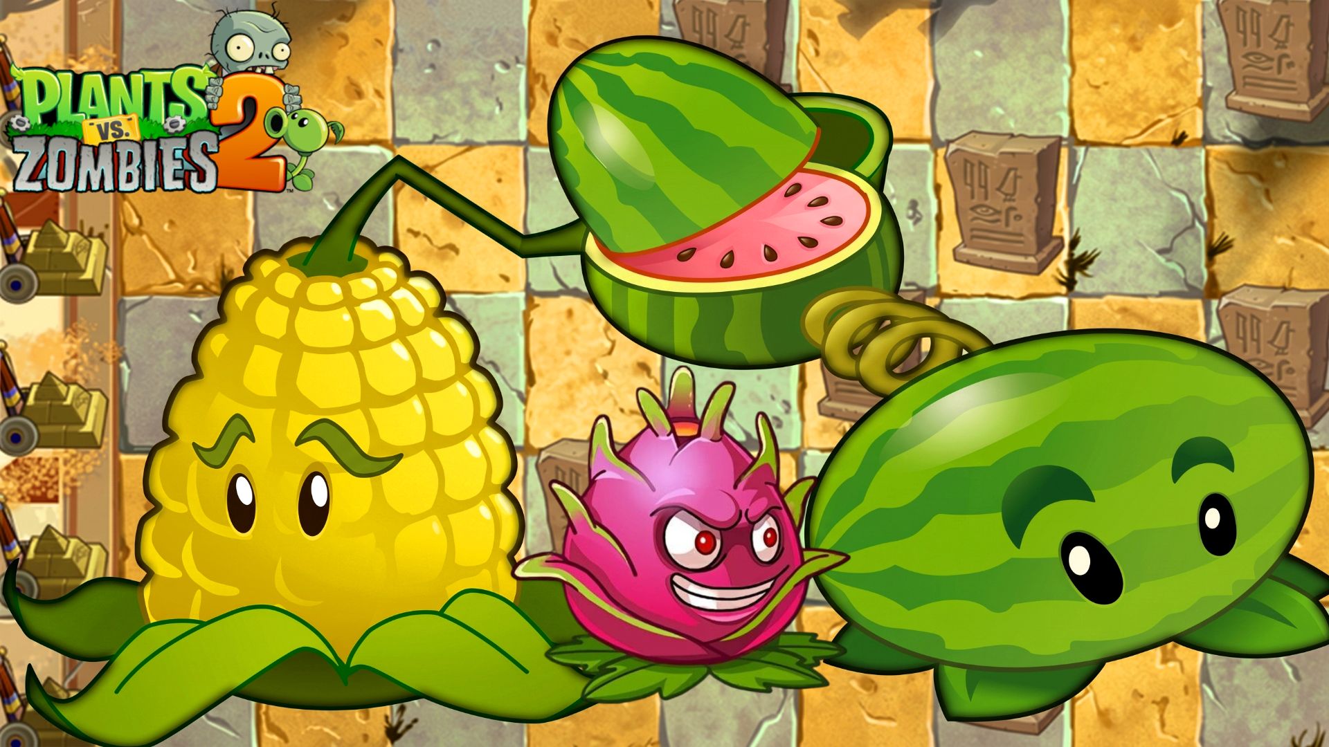 Зомби против растений Plants vs Zombies ПвЗ Растения против Зомби PvZ Fusion Битва прохождение