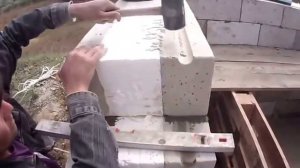 Весь процесс кладки теплоблока (тепло эффективного блока)