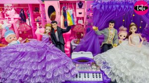 Играем в игрушки из мультика принцесса кукла Барби. Мультфильм для детей. ASMR АСМР