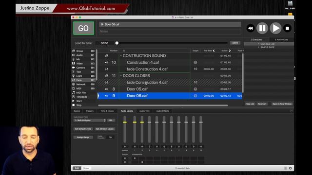 Qlab Tutorial   Basics Episode 8  Panning Fades