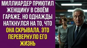 Миллиардер приютил женщину в своём гараже, но однажды наткнулся на то, что она скрывала