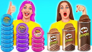 Жевательная Резинка vs Шоколадная Еда Челлендж #1 от Multi DO Challenge