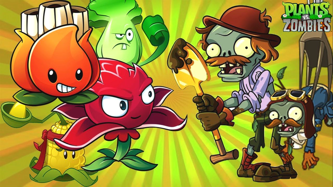 Зомби против растений Plants vs Zombies ПвЗ Растения против Зомби PvZ Fusion Битва прохождение