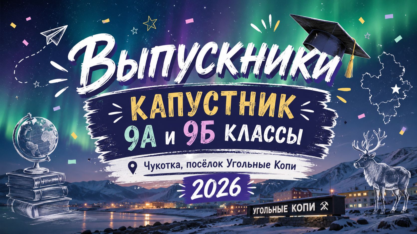 Выпускной капустник "9А и 9Б классы" смотреть онлайн