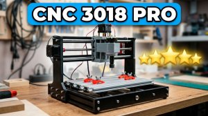 CNC 3018 Pro - распаковка и обзор. Программы для станка. Youtube кнопка своими руками.