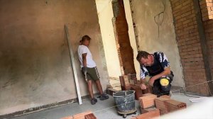 Новые стены. Ванна и гардеробная.