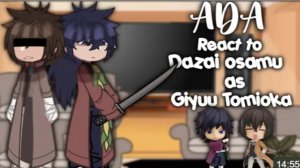 Ada React To Dazai As Giyuu Tomioka, 2.0X Speed, One-Sided Soukoku, Kunizai