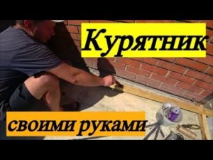 Курятник своими руками (1 Этап)/ Сорвали первый помидор