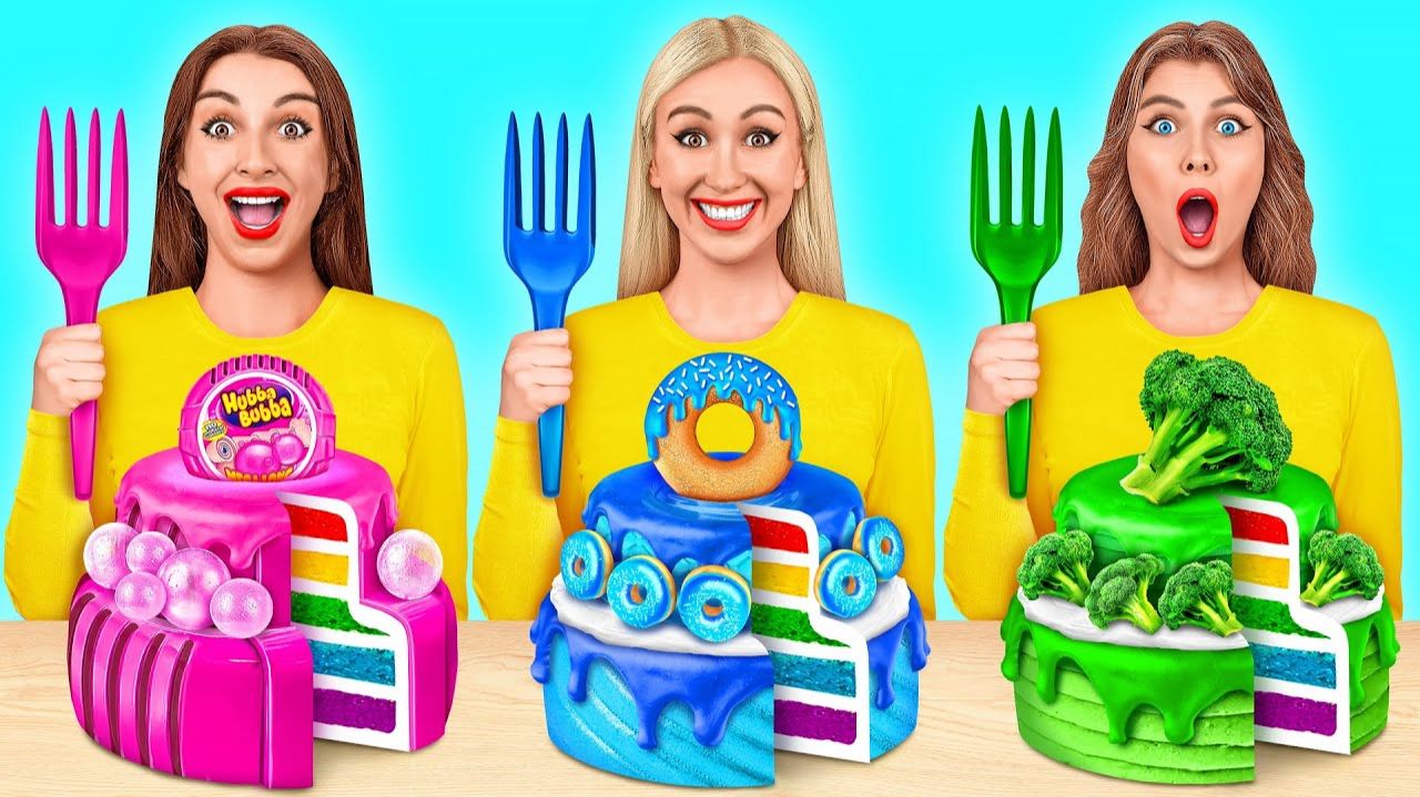 Еда тех же цветов #Food Battle