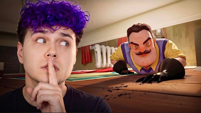 КУДА ЛЕЗЕШЬ?!?!?! 👀 Первый раз играю в ПРИВЕТ СОСЕД (Hello Neighbor) смотреть онлайн