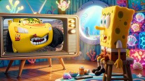 Губка Боб смотрит монстров по TV: Гигантский бульдозер-дробилка, пожиратель Маквин. BeamNG Drive