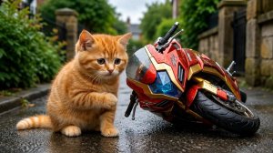 У Кошки сломался велосипед, и она купила новый!🐱🏍️✨